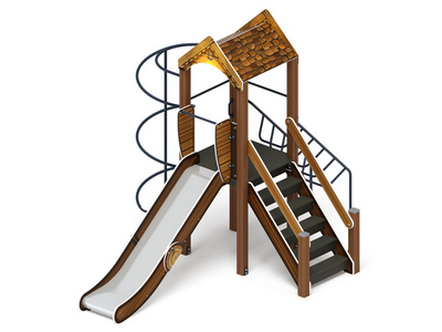 Детская игровая площадка Уютный эко-дворик-7