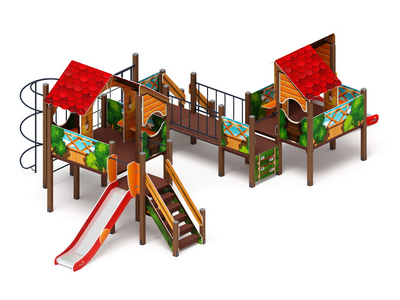 Детская игровая площадка Чудо-домик 4