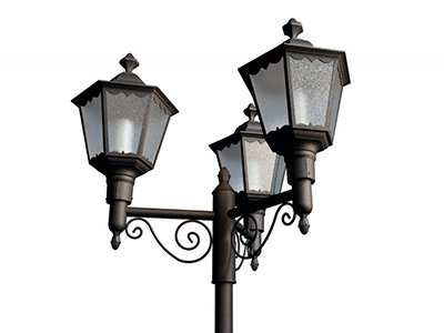 Фонарь уличный Пушкин мини 3 (комплект)