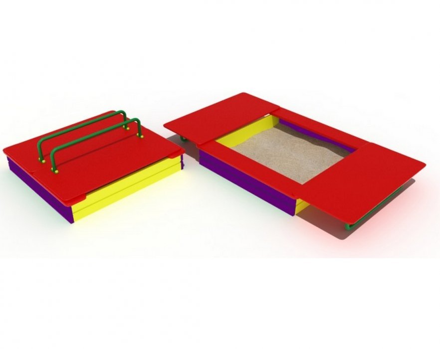 Песочница с крышкой Малыш ИО 02091