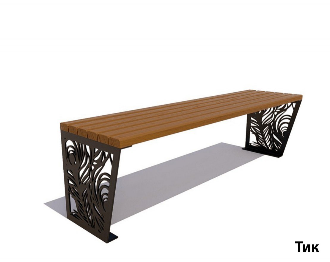 Банкетка Павлин, Лиственница - вид 4