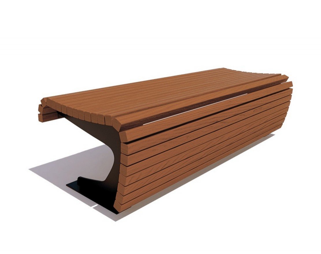 Банкетка Сквер, Сосна - вид 4