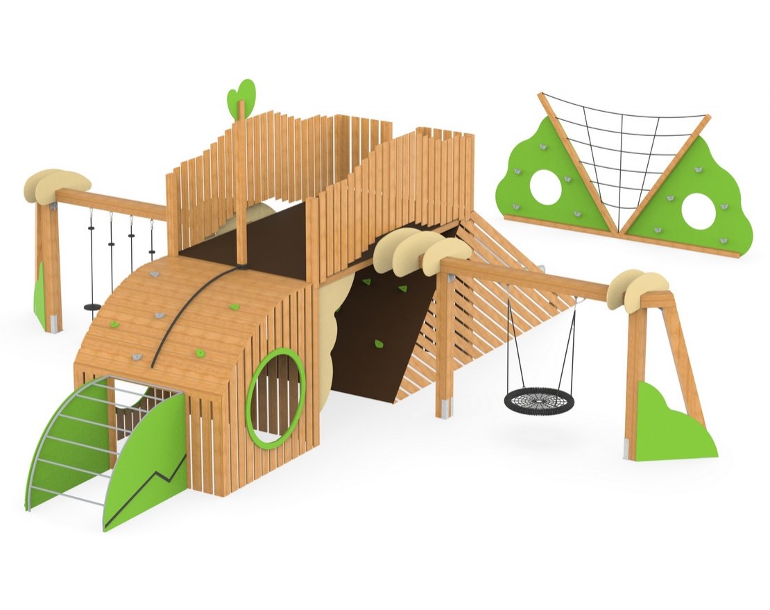 Детский игровой комплекс TORUDA Эко Кливия 4 - вид 2