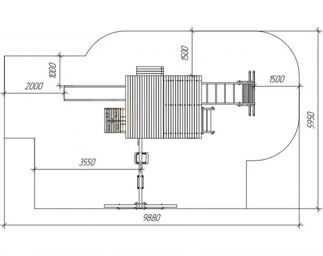 Детский игровой комплекс Домик приключений 1 - вид 4