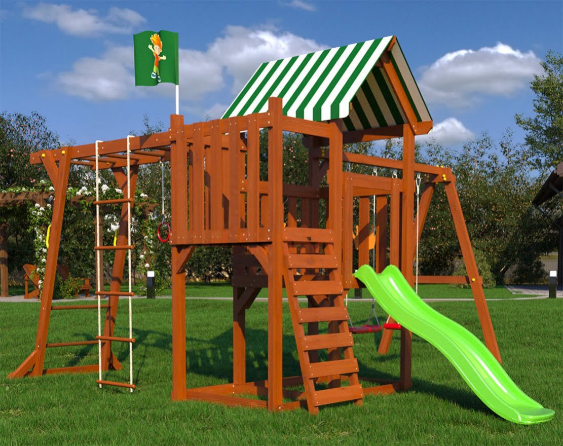 Детская игровая площадка Борге 4 - вид 4