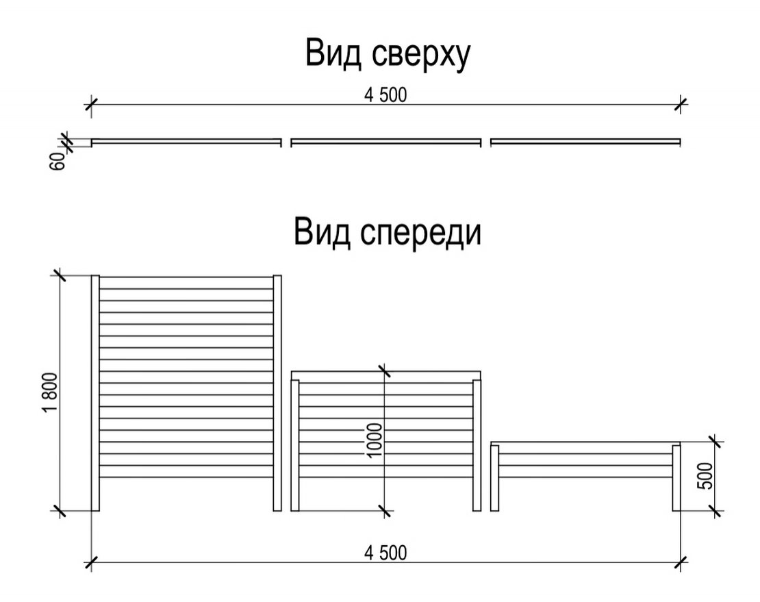 Элемент для дрессировки собак Разновысокий барьер - вид 2