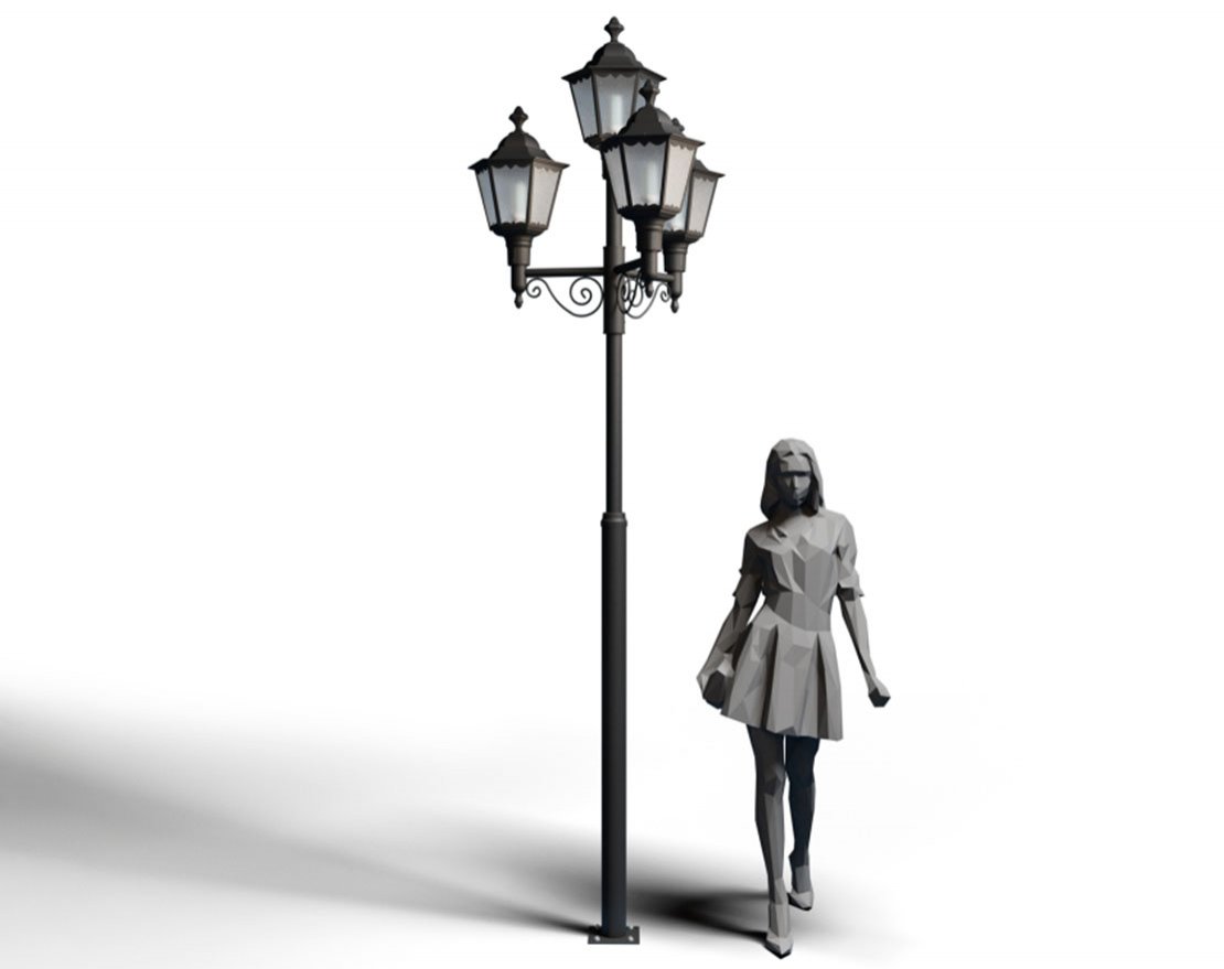 Фонарь уличный Пушкин мини 1 - вид 5