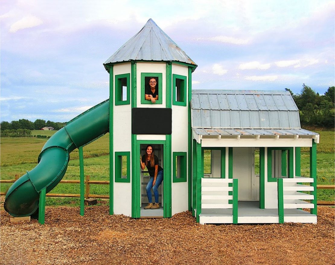 Игровая площадка TORUDA WOOD Имение с башней и качелями - вид 5