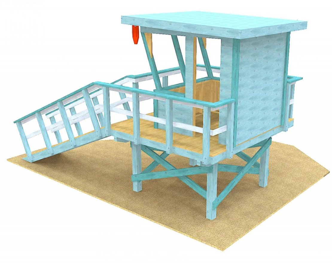 Игровой комплекс TORUDA WOOD Башня спасателя - вид 3