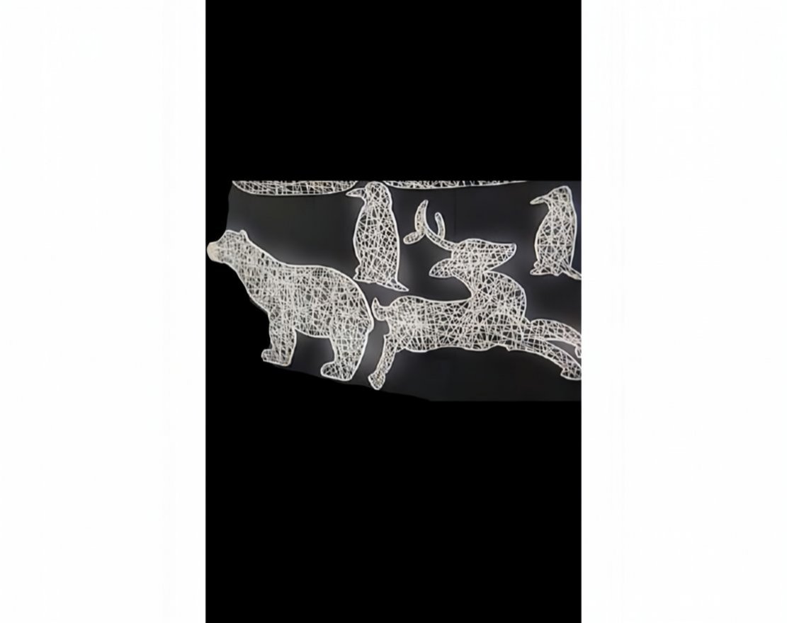 Плоские фигуры для украшения фасада Медведь - вид 2