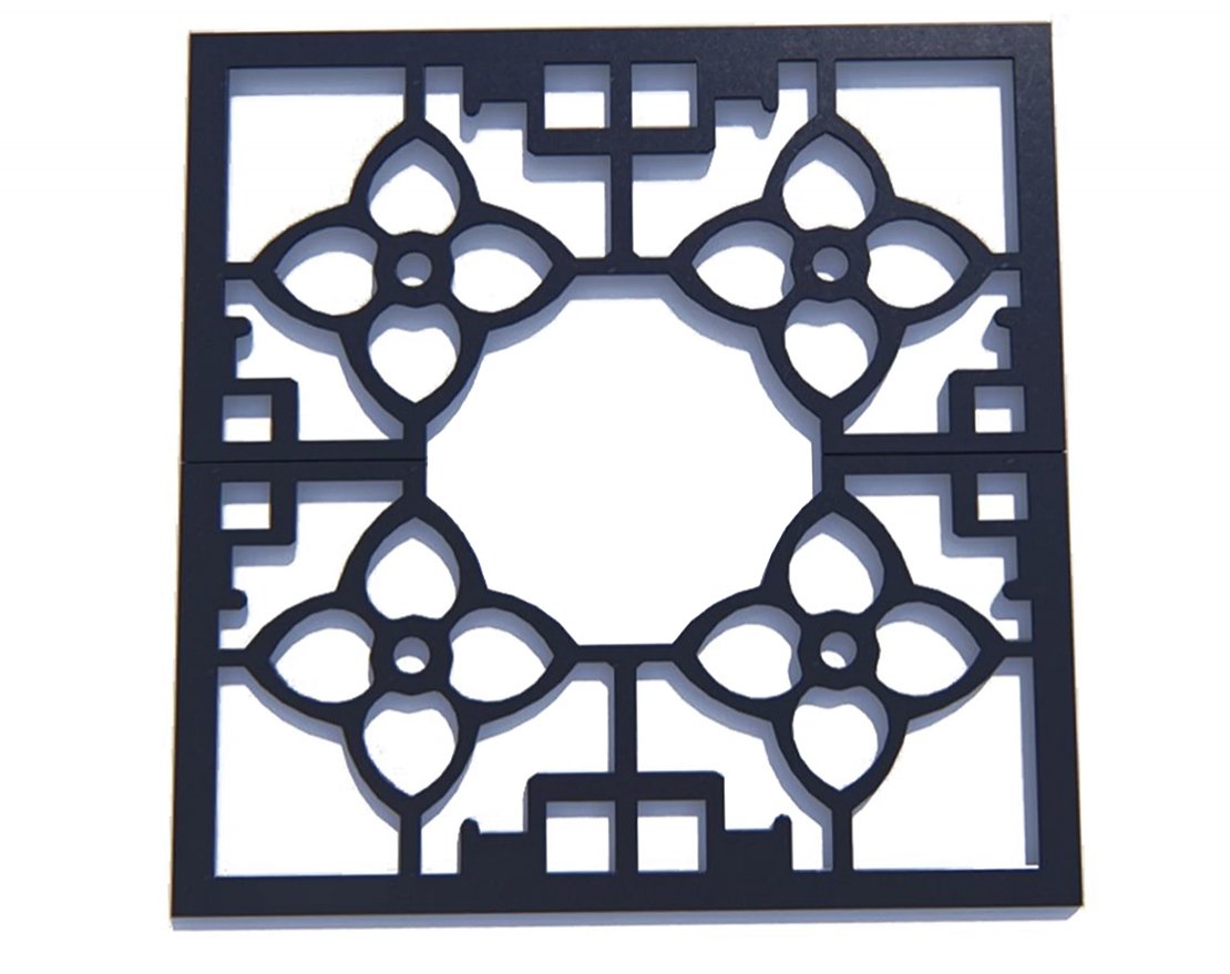 Приствольная решётка Витраж - вид 4