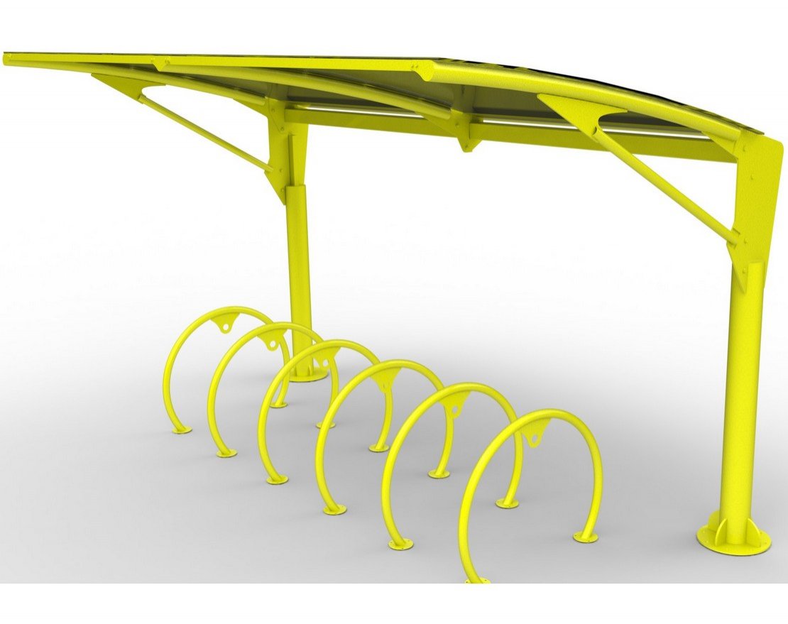 Велопарковка Сицилия с навесом - вид 5