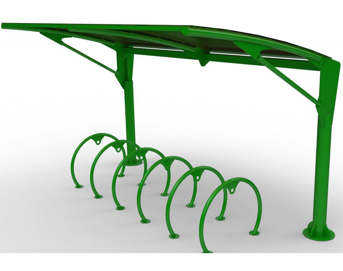 Велопарковка Сицилия с навесом - вид 4